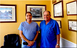 Drs. Edward (on right) and David Fischman